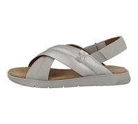 Geox Damen D DANDRA Sandal, LT Grey/Silver, 37 EU