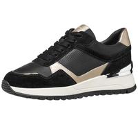 GEOX Schuhe Desya Dame Schwarz/hellgold 35
