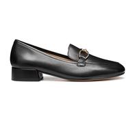 Geox Damen D DHYALMA Loafer, Black, 38.5 EU