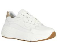 Geox Damen D DIAMANTA B Platform, White/LT Gold, 37 EU