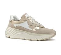 Geox Damen D DIAMANTA B Sneaker, White/Lt Taupe, 41 EU