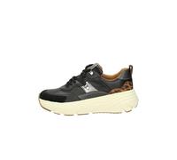 Geox Sneaker D DIAMANTA Damen Schwarz/Cognac EU 39