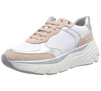 Geox Damen D DIAMANTA Sneaker, White/Nude, 37 EU