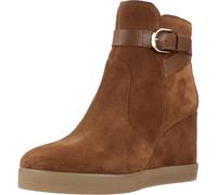 Geox Damen D Elidea Wedge Ankle Boot, Dk Camel, 37 EU