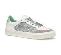 Geox Damen D EMMELENY B Sneaker, Optic White/Rock, 41 EU