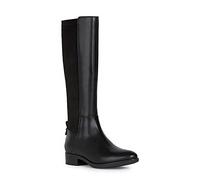 Geox Leder-Stiefel Felicity Damen Schwarz Größe 40
