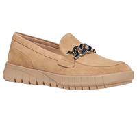 Geox Damen D FLEXTRIDE A Moccasin, BEIGE, 40 EU