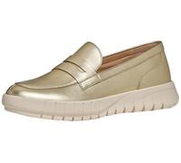 Geox Damen D FLEXTRIDE B Moccasin, LT Gold, 37.5 EU