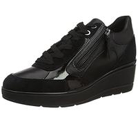 Geox Damen D Ilde B Sneakers, Schwarz, 40 EU