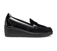 Geox Damen D ILDE Moccasin, Black, 41 EU