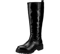 Geox Stiefel D Iridea – Leder/Synthetik, Reißverschluss – Damen Schwarz Größe 40