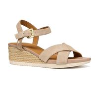 Geox Sandalen Ischia Corda Keilabsatz Damen Beige Größe 41