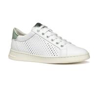 Geox Damen D Jaysen B Sneaker, White/Mint, 39 EU