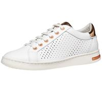 Geox Damen D Jaysen B Sneaker, White/Peach, 40 EU