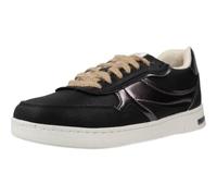 Geox Damen D Jaysen G Sneakers, Black Gun, 36 EU