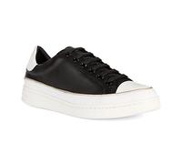 Geox Damen D Jaysen Sneaker, Black/White, 38 EU