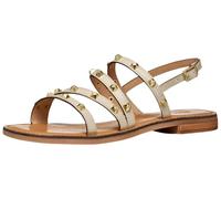 Geox Damen D MADDALUSIAC H Flat Sandal, Papyrus, 36.5 EU