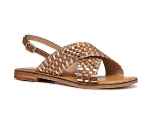 Geox Damen D Maddalusiac N Flat Sandal