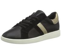 Geox Damen D Meleda B Sneaker, Black Platinum, 38 EU