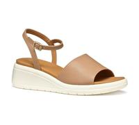 Geox Damen D MELICONIA A Wedge Sandal, Beige, 37 EU