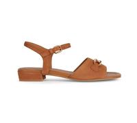 Geox Damen D New ERAKLIA 15 Flat Sandal, Cognac, 37.5 EU