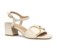 Geox Damen D New ERAKLIA 50 B Heeled Sandal, Papyrus, 39 EU