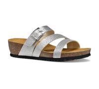 Geox Damen D New STHELLAE A Flat Sandal, Silver, 39 EU