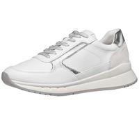 Geox Damen D OCTAVIEE B Sneaker, White/Silver, 40 EU