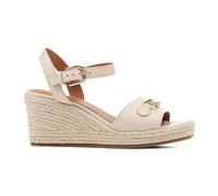 Geox Damen D PANAREA C Wedge Sandal, LT Sand, 37 EU
