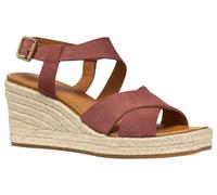 Geox Damen D PANAREA D Wedge Sandal, DK Cognac, 37 EU