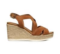 Geox Damen D Ponza C Wedge Sandal, Cognac, 35 EU