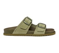 Geox Damen D SANDYBETT A Flat Sandal, Olive, 36 EU
