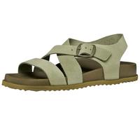 Geox Damen D SANDYBETT B Flat Sandal, Olive, 37 EU