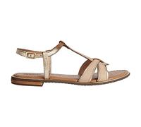 Geox Damen D Sozy Plus Flat Sandal,Desert Lt Gold,36 EU