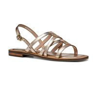 Geox Damen D Sozy QC A Slide Sandal, Lt Gold, 37.5 EU