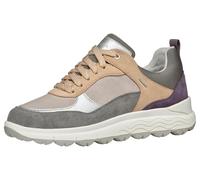 Geox Damen D Spherica 4x4 B ABX Sneaker, Dk Grey Dk Purple, 37 EU