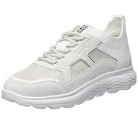 Geox Damen D SPHERICA C Sneaker, Off White/White, 37 EU