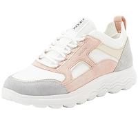 Geox Damen D Spherica C Sneaker, White Nude, 38 EU