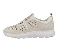 Geox Damen D SPHERICA Sneaker, Off White, 38 EU
