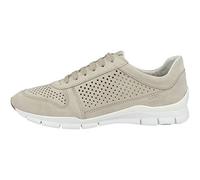 Geox D SUKIE B - SUEDE Damen Sportliche Schnürer in Beige, Größe 41