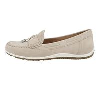 Geox Leder-Mokassins "Vega Moc" in Taupe - 43% | Größe 38 | Damen Schuhe Halbschuhe