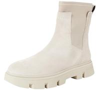 Schlupfboots GEOX "D VILDE" Gr. 38, beige (sand) Damen Schuhe Plateaustiefeletten zum Schlupfen, mit Anziehlasche (74467525-38)