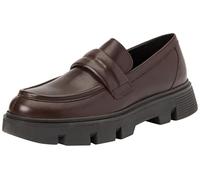 Geox Damen D VILDE C Moccasin, DK Coffee, 41 EU