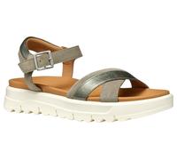 Geox Damen D XAND 2.1S B Flat Sandal, Sage/Dk Green, 39 EU