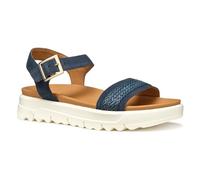 Geox Damen D XAND 2.1S C Flat Sandal, Navy, 35 EU