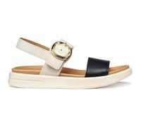 Geox Damen D XAND 2S A Wedge Sandal, LT Sand/Black, 39 EU