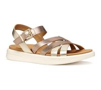 GEOX Schuhe Xand 2s Dame Dunkelbeige/hellgold 36