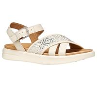Geox Damen D XAND 2S B Wedge Sandal, Papyrus, 42 EU