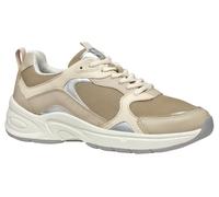 Geox Damen D ZARVIA A Sneaker, Lt Taupe/Papyrus, 38 EU