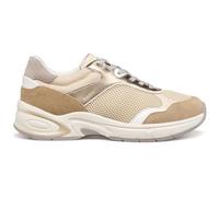 Geox Damen D ZARVIA A Sneaker, Papyrus/White, 41 EU